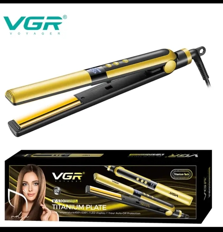 اتو مو حرفه‌ای وی جی آر مدل VGR V-510 با قابلیت تنظیم دما