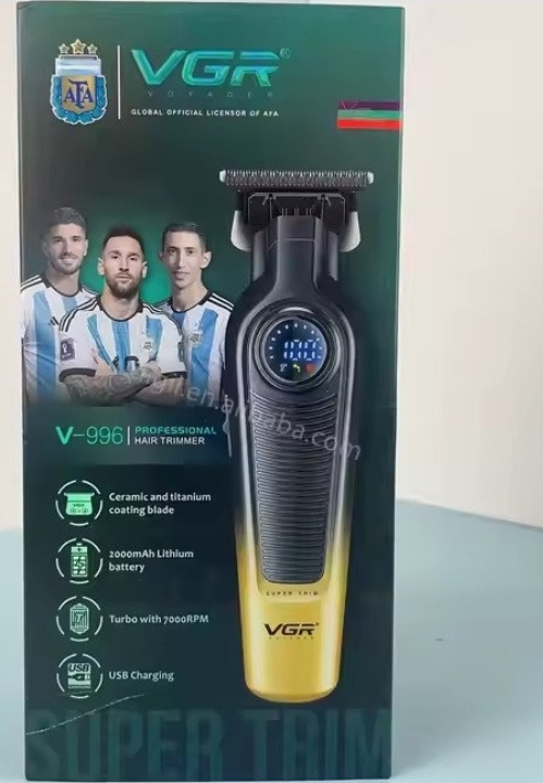 ماشین اصلاح وی جی آر مدل V-996 با تیغه سرامیک و برش مستقیم
