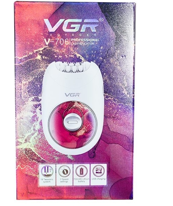 اپیلاتور وی جی آر مدل V-706 ضد حساسیت
