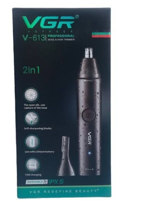 موزن گوش و بینی وی جی آر مدل VGR V-613 ضد آب دوکاره