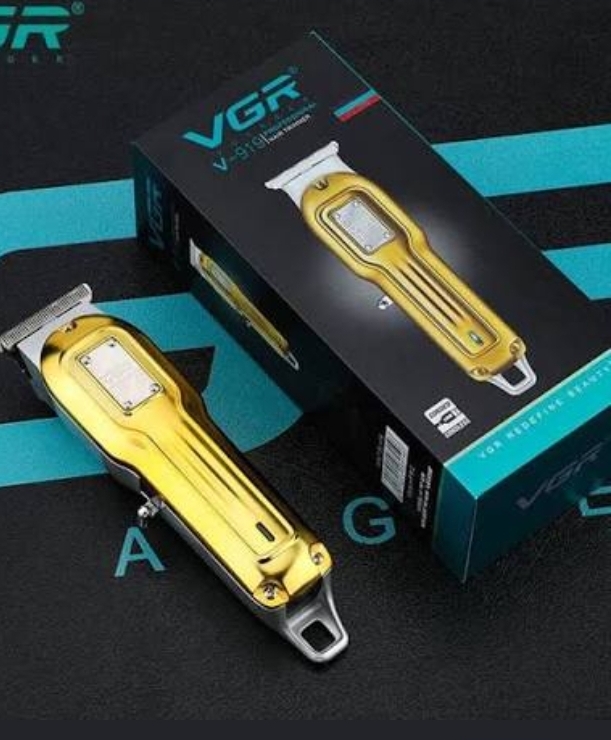 ماشین اصلاح وی جی آر مدل V-919 با تیغه استیل ضد زنگ و برش مستقیم