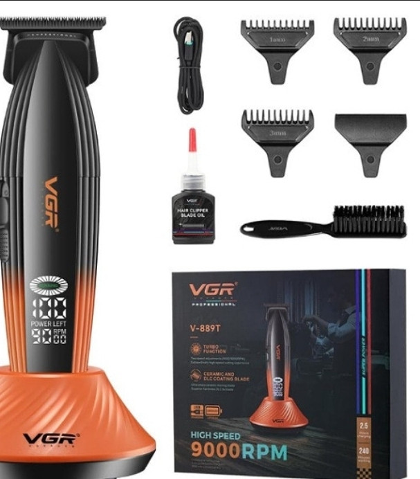 ماشین اصلاح وی جی آر مدل VGR V-889T با تیغه سرامیک و برش مستقیم