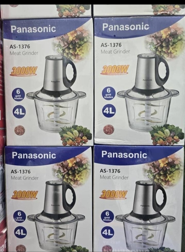 خردکن پاناسونیک مدل AS-1376 ظرفیت ۴ لیتر با ۶ تیغه