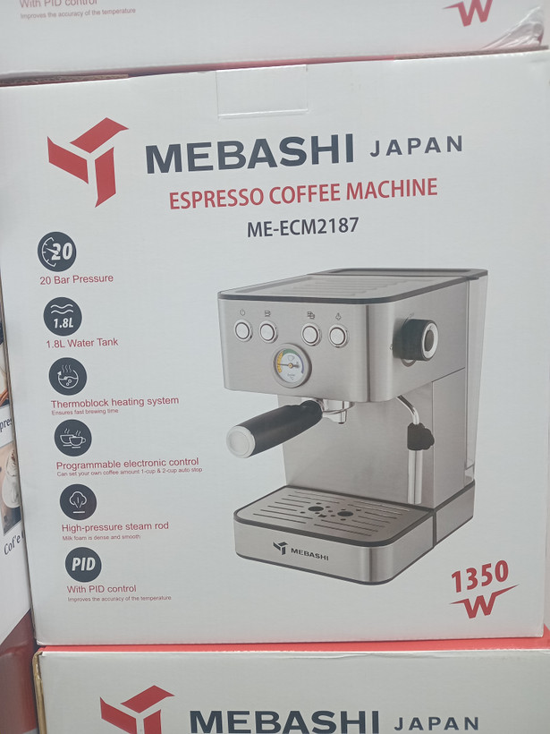 اسپرسوساز مباشی مدل ME-ECM2187 ظرفیت ۱.۸ لیتر