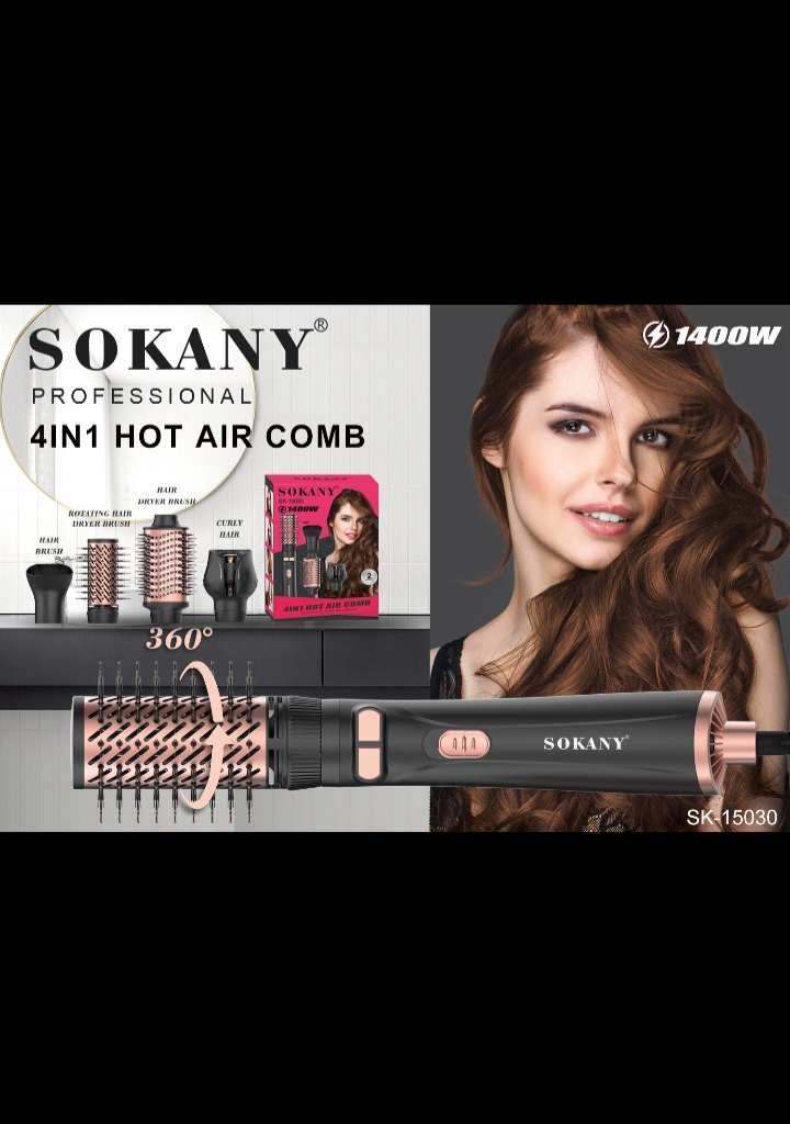 سشوار چرخشی چند کاره سوکانی مدل SOKANY SK-15030