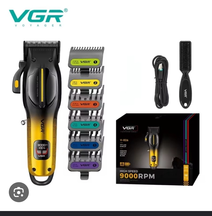 ماشین اصلاح وی جی آر مدل V-026 با تیغه سرامیک