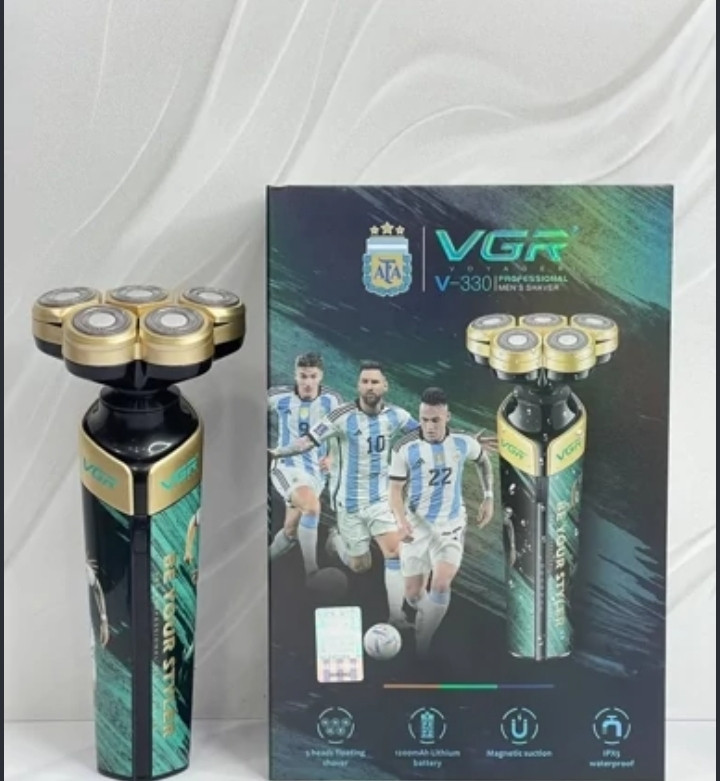 ماشین اصلاح وی جی آر مدل V-330 ضد آب با تیغه استیل